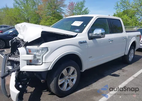 2017 Ford F-150 Platinum from USA, damaged, VIN 1FTEW1EG9HFA92136